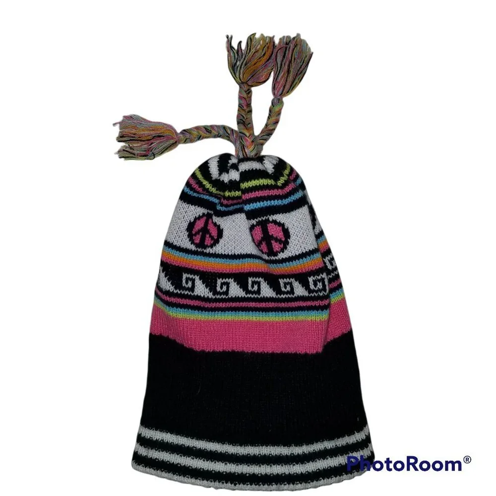 The‎ Children Place Peace Lined Fleece Hat Size 7-8
